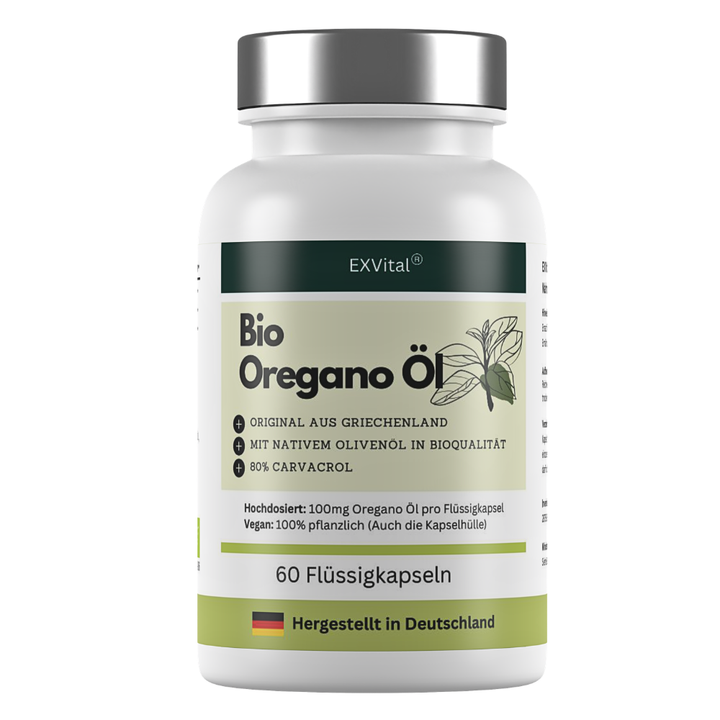 Bio Oregano Öl, 60 Flüssigkapseln von EXVital