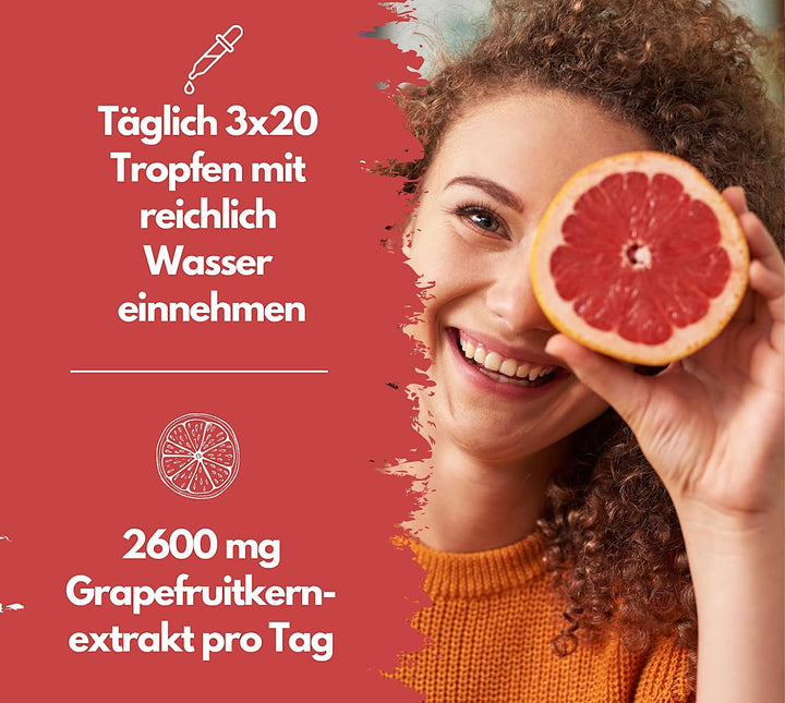 Bio Grapefruitkernextrakt Tropfen von EXVital, 1200mg Bioflavonoide
