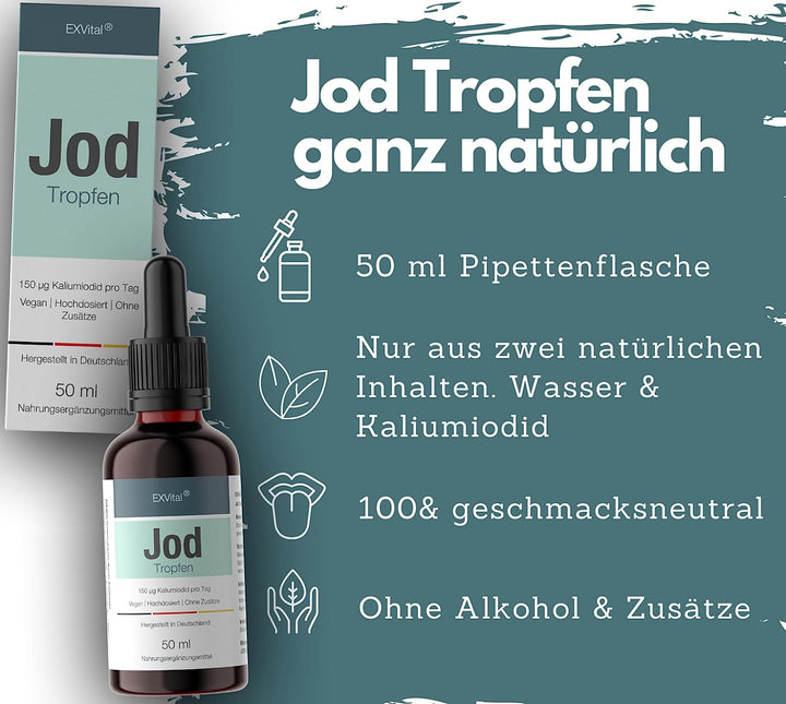 Jod Tropfen 50 ml hochdosiertes Kaliumiodid