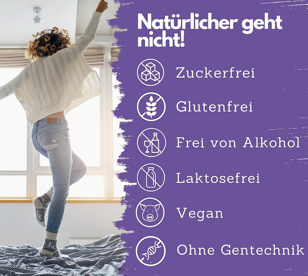 Melatonin Schlafspray mit Baldrian, Vitamin B1+ B6 30 ml Sprühflasche