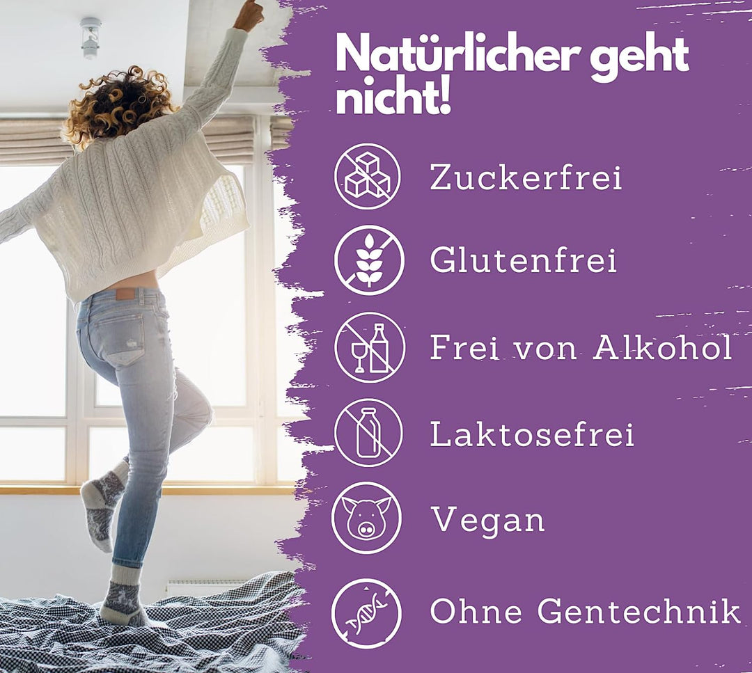 Biotin für Haare, Haut und Fingernägel hochdosiert von EXVital, 365 Tabletten