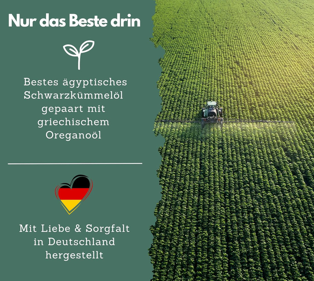 Oregano- Schwarzkümmelöl Komplex, 180 vegane Kapseln von EXVital