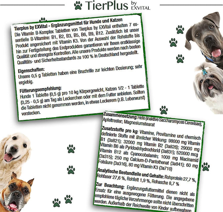 Vitamin B Komplex für Hunde &amp; Katzen