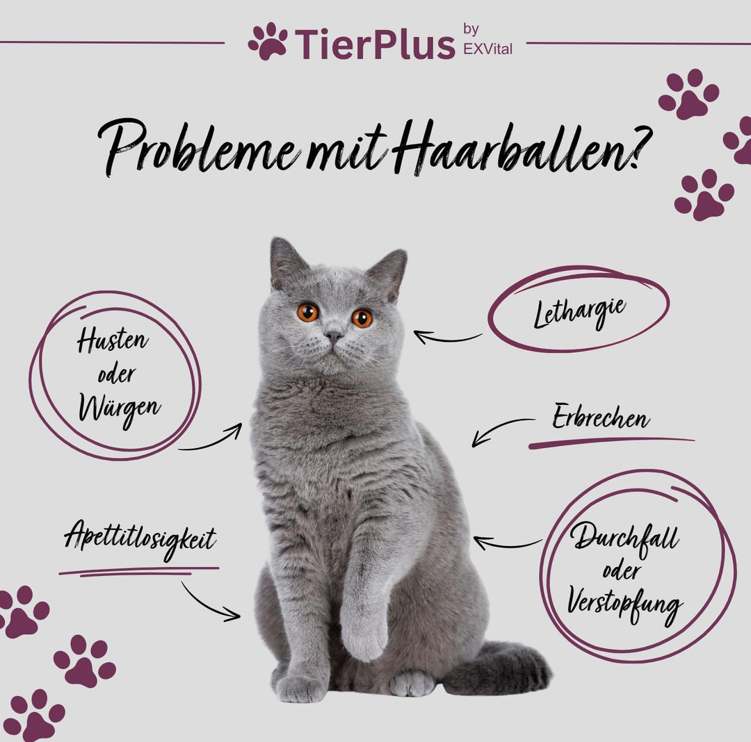 TierPlus Anti Hairball Komplex Pulver für Katzen