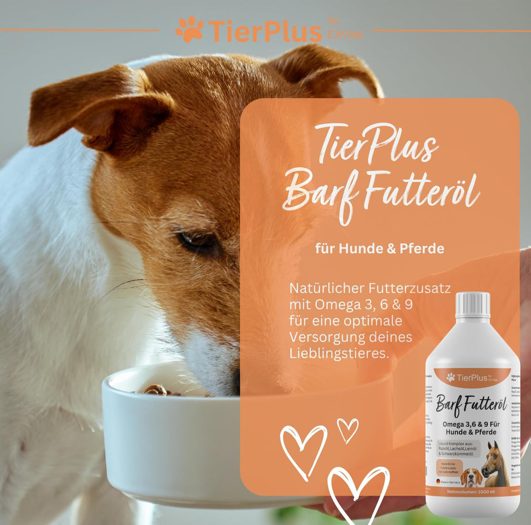 TierPlus Barf Futteröl für Hunde &amp; Pferde