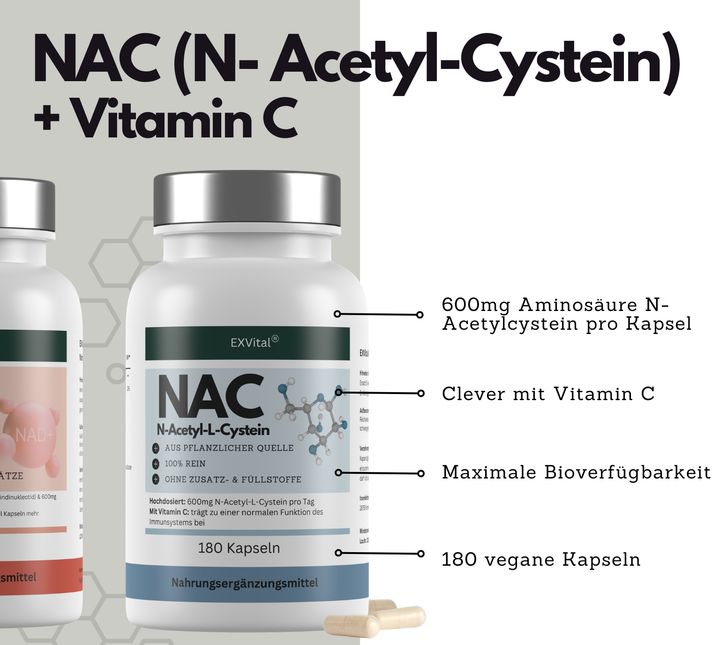 ZellPlus Set (NAD+, NAC &amp; R-Alpha Liponsäure Kapseln)