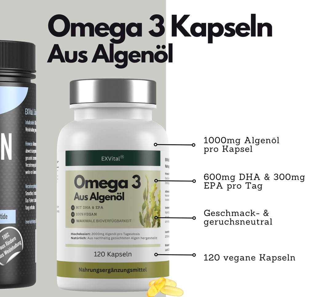 Daily Nutrition Set (Collagen Pulver, Omega 3 &amp; Vitamin E Kapseln)