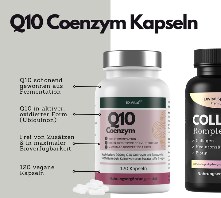 Natural Beauty Set (Collagen Komplex, Q10 &amp; OPC Kapseln)