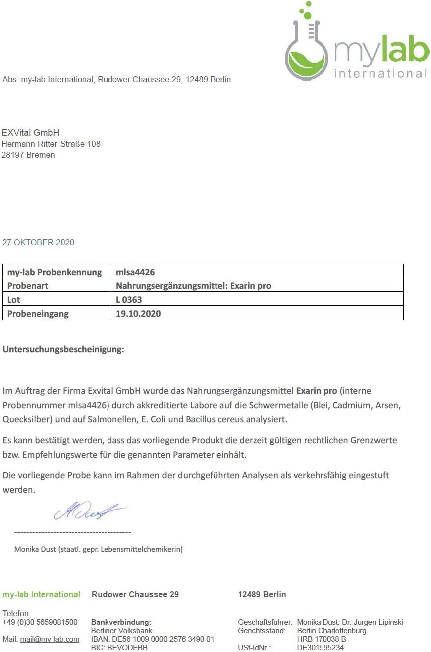 EXARIN PRO © 638mg Komplex Formel für aktive Männer