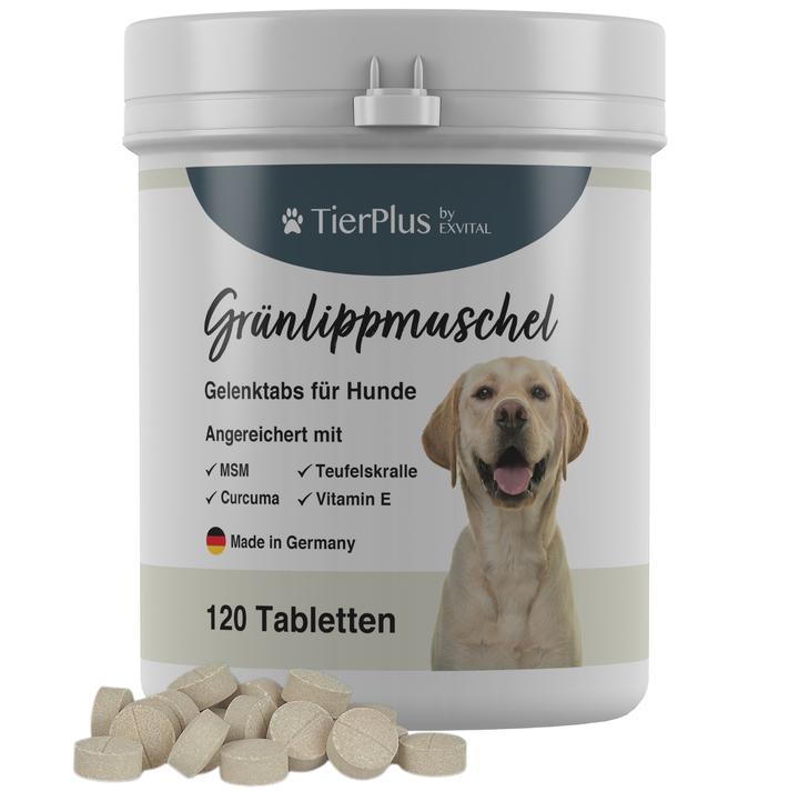 Grünlippmuschel Plus - Gelenktabletten für Hunde