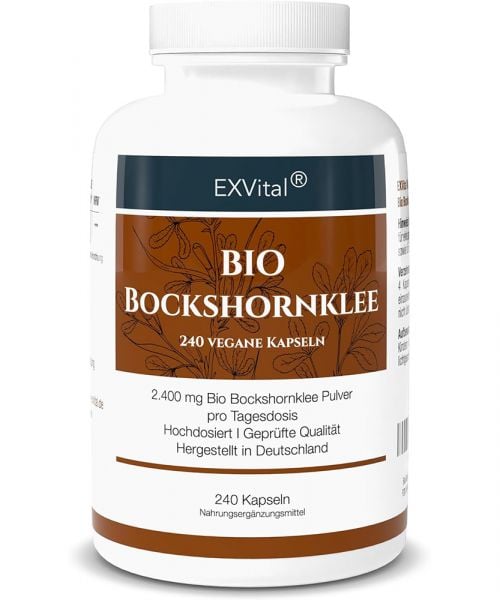 BIO Bockshornklee, 240 Kapseln, 2400 mg pro Tagesdosis