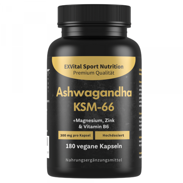 Ashwagandha KSM-66® 600 mg pro Tagesdosis von EXVital