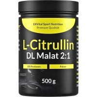 L-Citrullin DL-Malat 2:1 Pulver, 500g von EXVital Sport Nutrition L-Citrullin DL-Malat 2:1 Pulver, 500g von EXVital Sport Nutrition