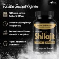 Vorschau: Mumijo Shilajit Kapseln, hochdosiert von EXVital Vorschau: Mumijo Shilajit Kapseln, hochdosiert von EXVital