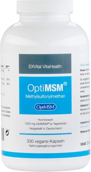 EXVital VitaHealth OptiMSM®, 330 Kapseln