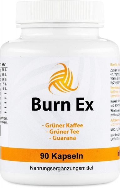 Burn Ex Grüner Kaffee Extrakt hochdosiert von EXVital, 90 Kapseln