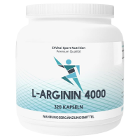 L-Arginin 4000 hochdosiert von EXVital Sport Nutrition, 320 Kapseln L-Arginin 4000 hochdosiert von EXVital Sport Nutrition, 320 Kapseln