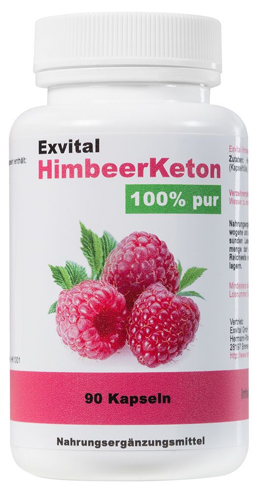 EXVital HimbeerKeton, 90 Kapseln in Premiumqualität, 100% Keton, Hochdosiert EXVital HimbeerKeton, 90 Kapseln in Premiumqualität, 100% Keton, Hochdosiert