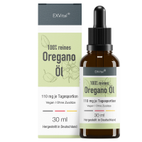 Oregano Öl mit 80% Carvacrol, 30ml von EXVital Oregano Öl mit 80% Carvacrol, 30ml von EXVital